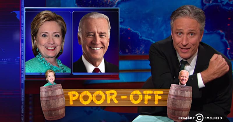 Poor-Off: by Jon Stewart