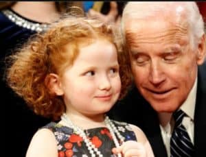 Creepy Uncle Joe Biden with Little Girl