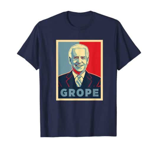 Joe Biden Grope Parody Obama Hope Poster T-Shirt
