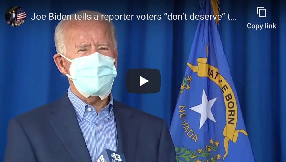 Biden accidentally says voters don’t deserve to know whether he will pack the court