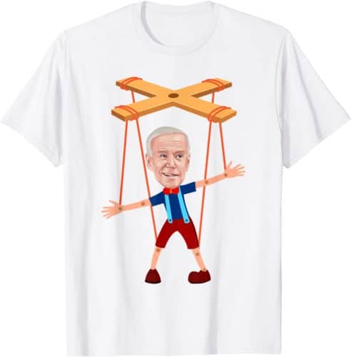 Funny anti Biden shirt as a puppet